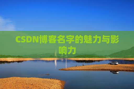 CSDN博客名字的魅力与影响力